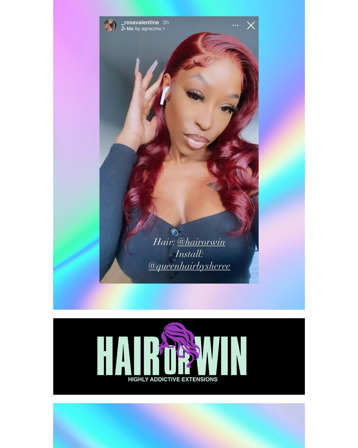 Custom HD Lace Frontal Wig (16in-30in) 180% Density